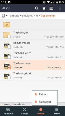 Топ-6 лучших архиваторов для Android