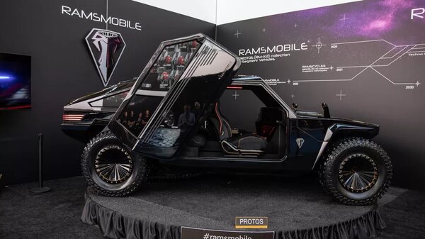 Ramsmobile представила внедорожник с опускающейся гусеницей