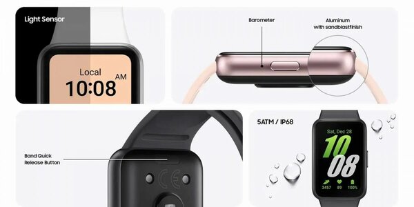 У Samsung новый фитнес-браслет Galaxy Fit 3: большой экран и приличная автономность