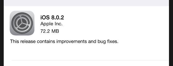 Спасатель в лице iOS 8.0.2 несет надежду и каплю целительных исправлений