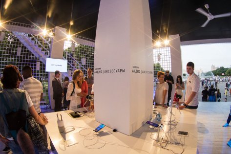 В Парке Горького открылся Samsung Galaxy Studio