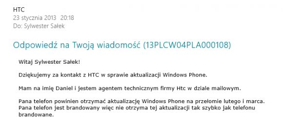 HTC Mozart 7 скоро будет обновлен до Windows Phone 7.8
