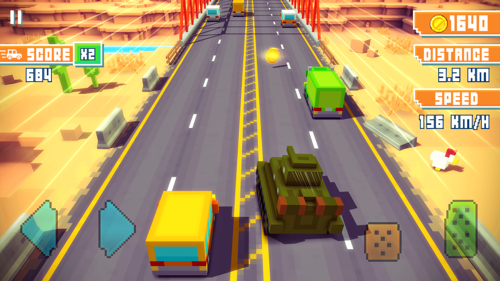 Blocky Highway 1.2.7. Скриншот 7