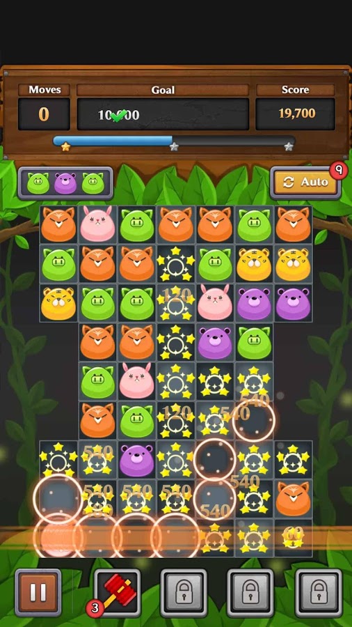 Jungle Match Puzzle 1.4.4. Скриншот 1