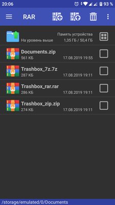 Топ-6 лучших архиваторов для Android
