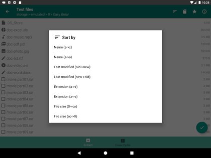 Easy Unrar 4.7. Скриншот 13
