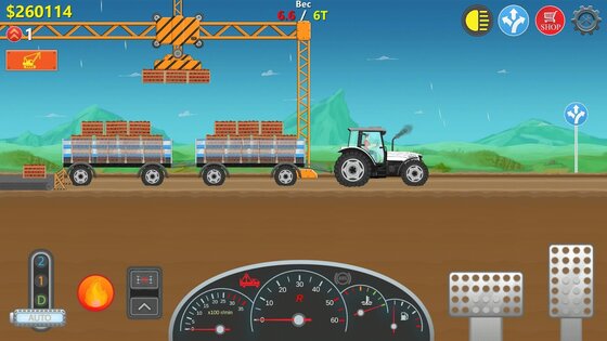 Trucker Real Wheels 4.13.9. Скриншот 5
