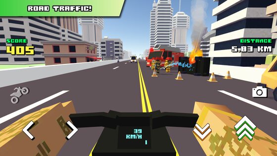 Blocky Moto Racing 1.49. Скриншот 9