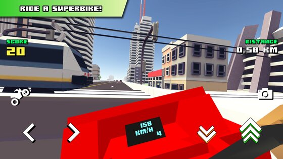 Blocky Moto Racing 1.49. Скриншот 13