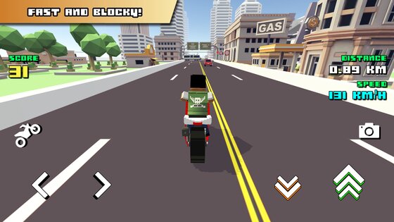 Blocky Moto Racing 1.49. Скриншот 15