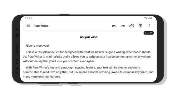 Pure Writer 28.9.3. Скриншот 3