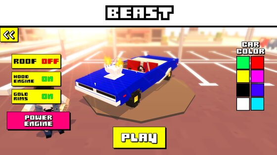 Blocky Car Racer 1.46. Скриншот 12