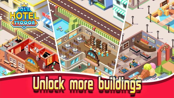 Idle Hotel Tycoon 1.4.2. Скриншот 5