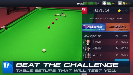 Snooker Stars 4.998. Скриншот 5