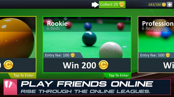 Snooker Stars 4.998. Скриншот 6