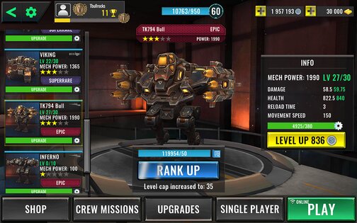 Robots Battle Arena 1.20.0. Скриншот 3