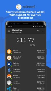 Coinomi 1.65.5. Скриншот 1