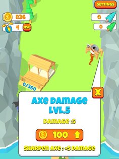 Idle Lumberjack 3D 2.4.7. Скриншот 6