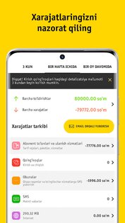 Beeline Uzbekistan 7.54.0. Скриншот 4