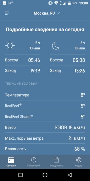 10 лучших приложений о погоде на телефон Android: с виджетами для главного экрана
