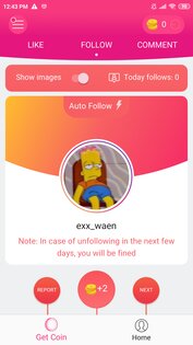 InstaUp 19.0.6. Скриншот 1