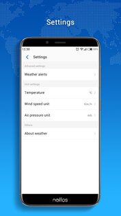 Погода Neffos 9.0. Скриншот 4