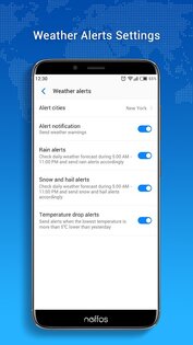 Погода Neffos 9.0. Скриншот 5
