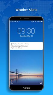 Погода Neffos 9.0. Скриншот 6