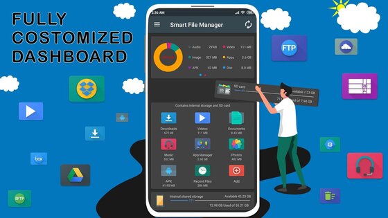 File Manager by Lufick 7.1.0. Скриншот 7