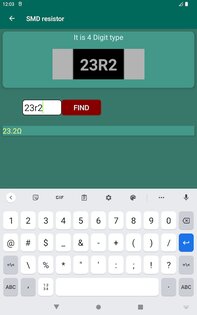 Калькулятор для электронных схем 1.38. Скриншот 12