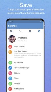Zangi Messenger 6.5.5. Скриншот 4