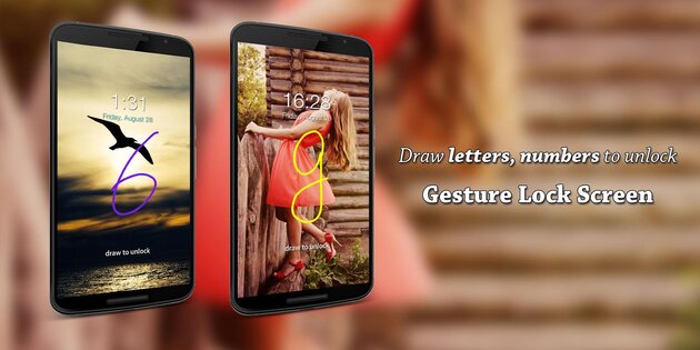 Gesture Lock Screen 5.14. Скриншот 1