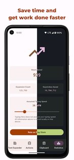 Text Expander (Typing Hero) 8.3. Скриншот 1