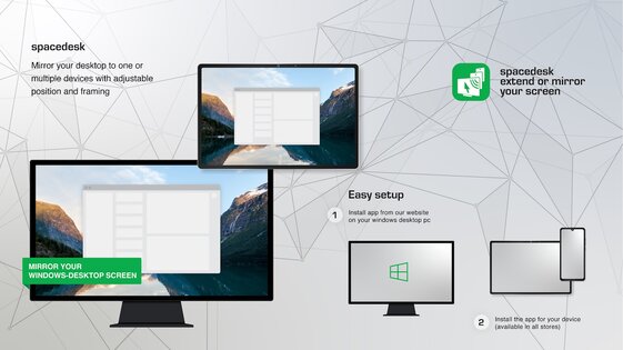 spacedesk – дополнительный экран 2.1.37. Скриншот 6