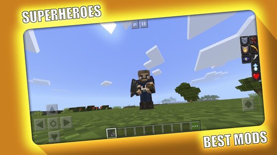 Superheroes Mod for Minecraft 2.3.44. Скриншот 11