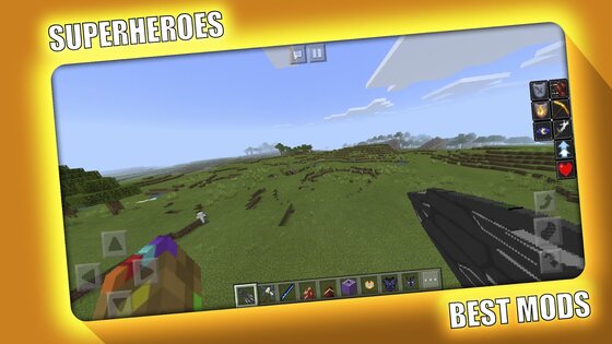 Superheroes Mod for Minecraft 2.3.44. Скриншот 12