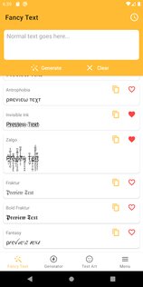 Необычные текстовые символы 3.2.0. Скриншот 1