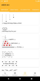 Необычные текстовые символы 3.2.0. Скриншот 3