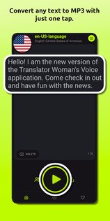 Translator Woman's Voice 9.0.2. Скриншот 2