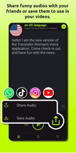 Translator Woman's Voice 9.0.2. Скриншот 3