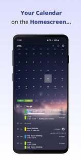 Your Calendar Widget 1.70.8. Скриншот 1