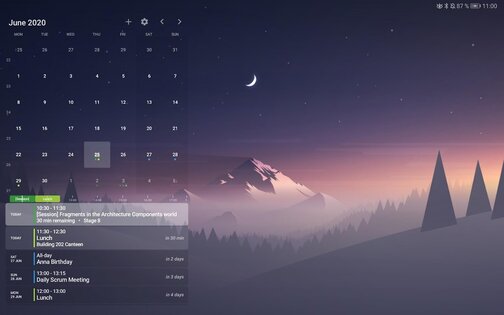 Your Calendar Widget 1.70.8. Скриншот 7