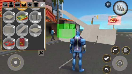 Rope Hero: Cheatground MOD 1.0.1. Скриншот 20