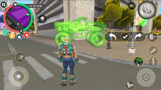 Rope Hero: Cheatground MOD 1.0.1. Скриншот 26