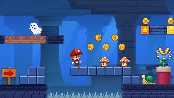 Super Mano Bros Run 1.6.4.185. Скриншот 17