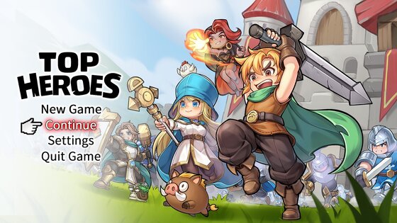 Top Heroes 1.108.10. Скриншот 2