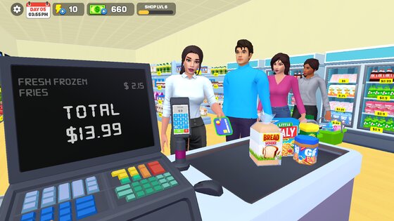 Supermarket Store 3D Simulator 1.35.1. Скриншот 2