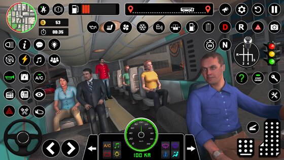 Bus Simulator 3D Bus Games 4.0.3. Скриншот 3