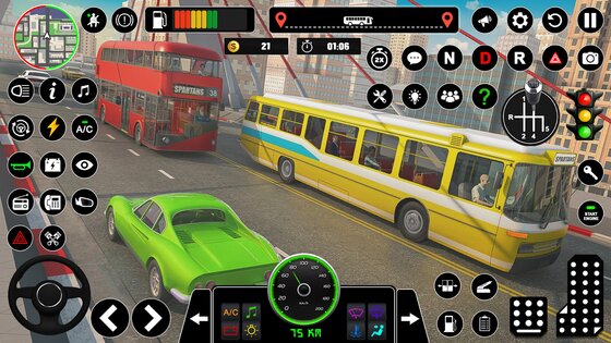 Bus Simulator 3D Bus Games 4.0.3. Скриншот 6