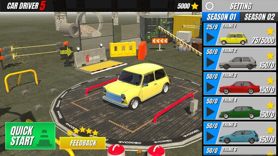 Car Driver 5 (HARD) 5 8.0. Скриншот 7